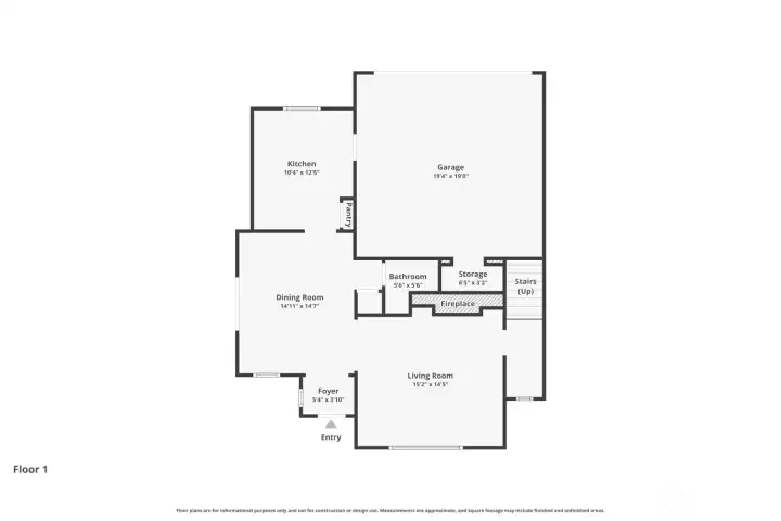 Floorplan for Main Floor