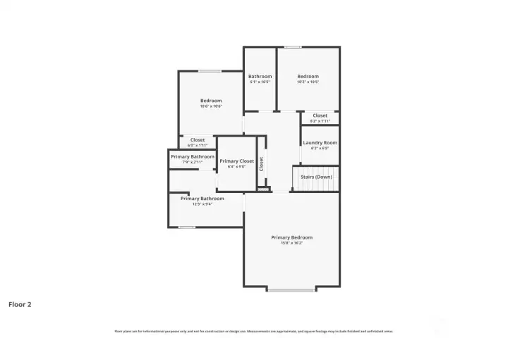 Upper Level  Floorplan