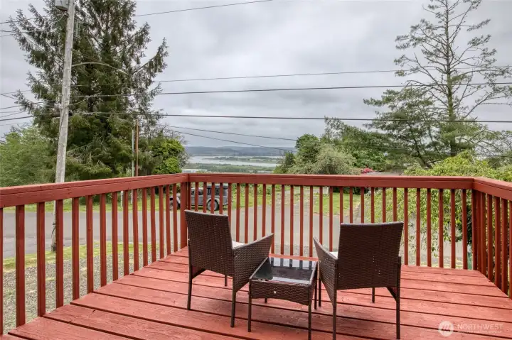 View from Bedroom balcony.