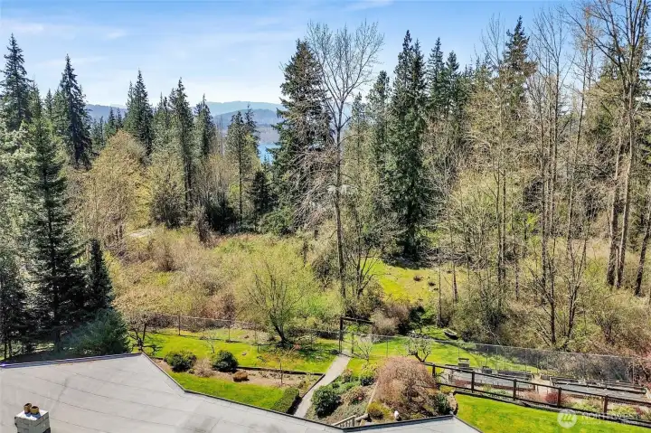 Aerial from roof