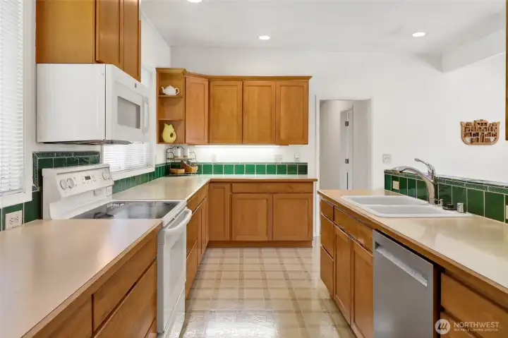 Large Galley Kitchen