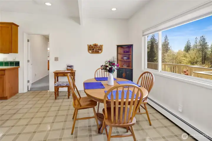 Casual dining with view