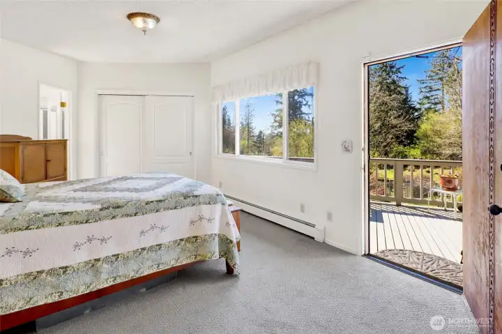 Primary Bedroom w/door to deck