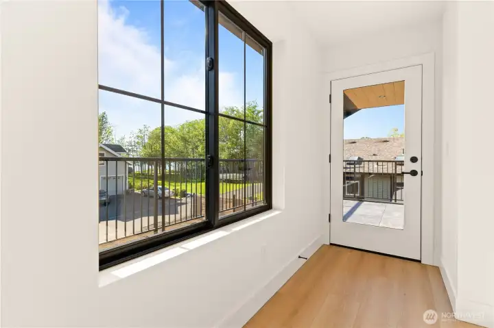 Balcony off primary bedroom
