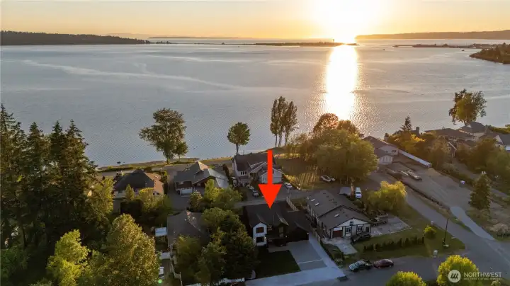 Aerial view of proximity to Drayton Harbor