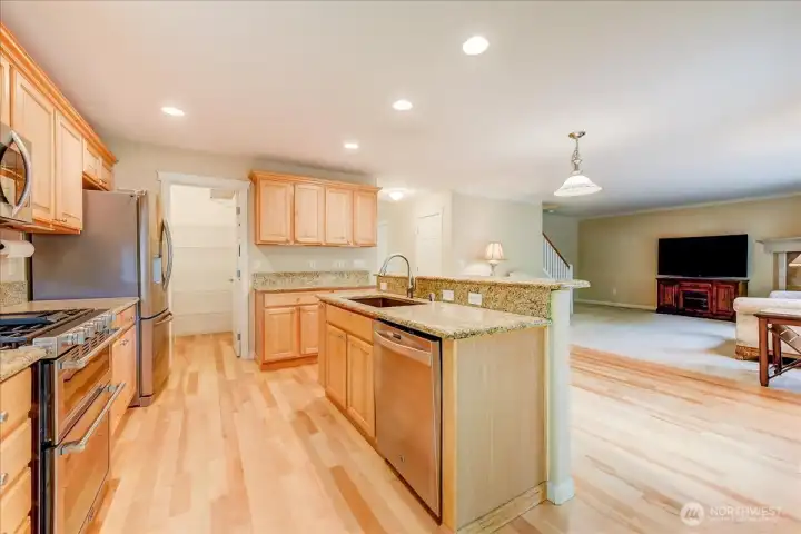 So nice! Hardwoods refinished in 2022