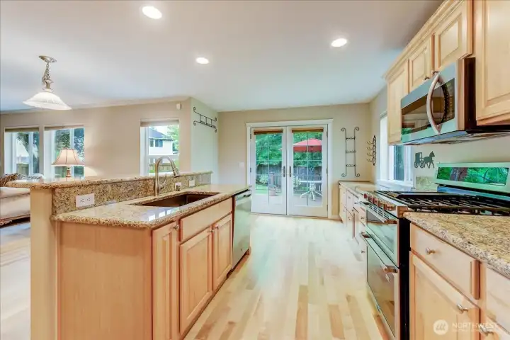 View from pantry area