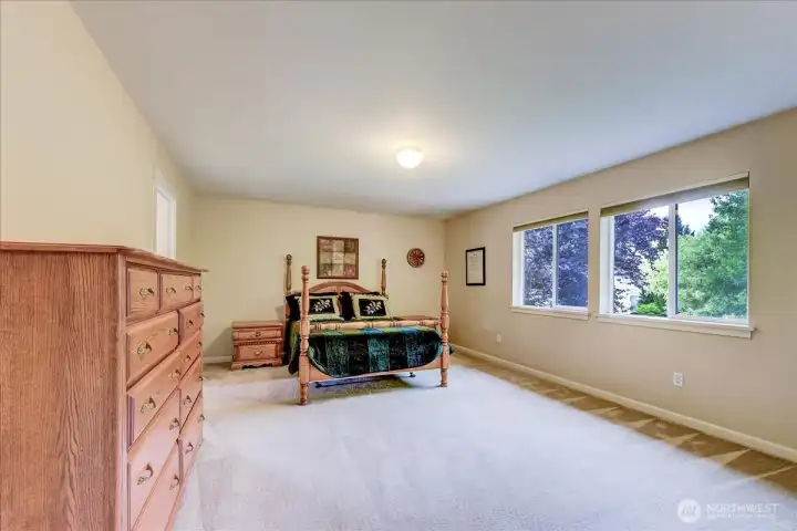 Big Primary Suite with double door entry