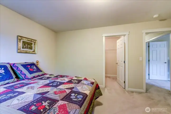 Bedroom #2 with walk-in closet