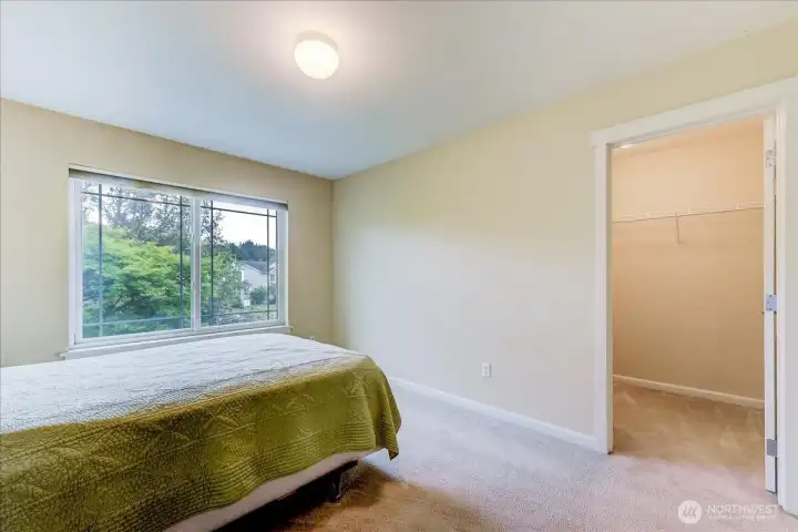 Bedroom #3 with walk-in closet