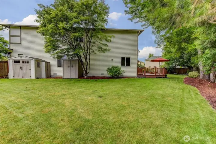 View from open space on right side of home.