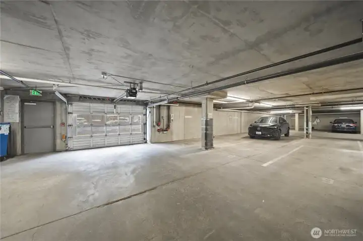 Designated, covered parking