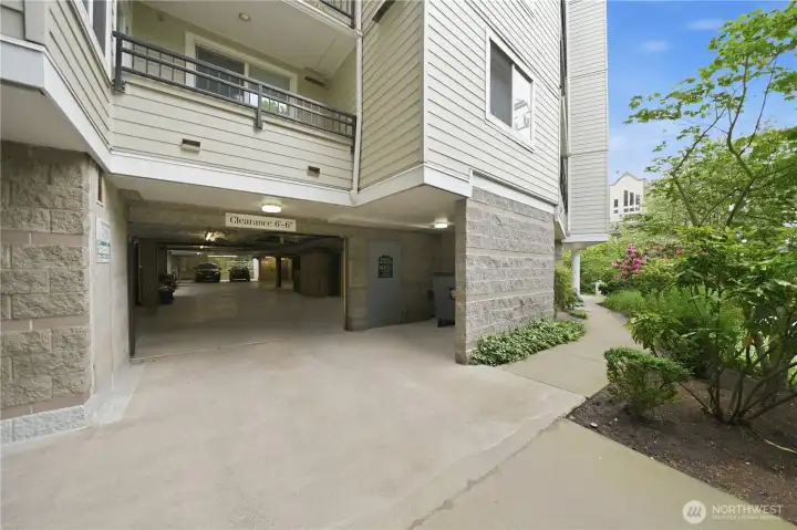 Garage entrance