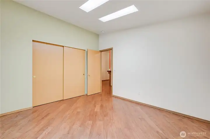 Ther is a closet in the multi-use room.