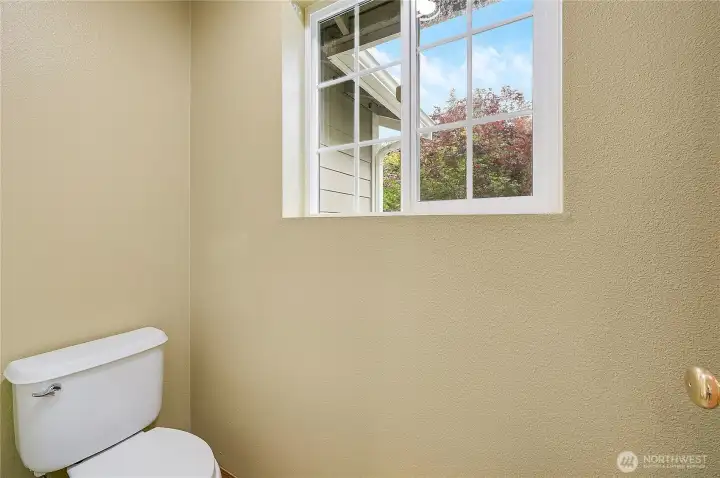 Half bath off the utility room.