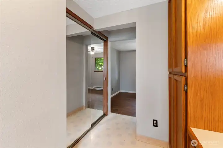 Primary bath/closet