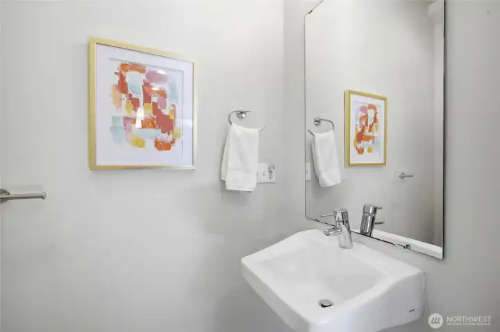 1/2 Bath - main floor