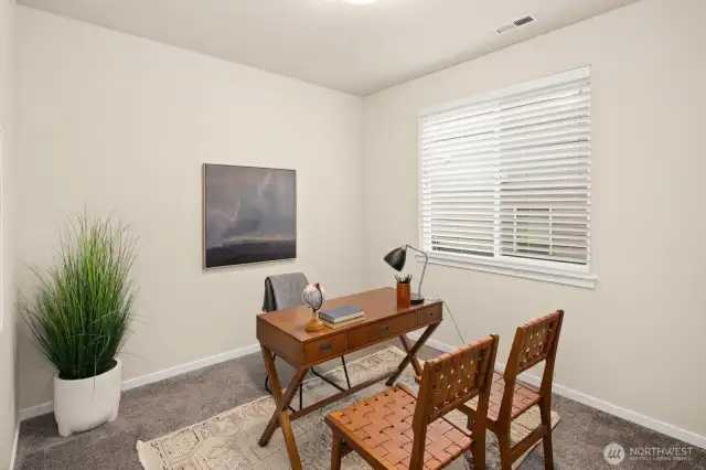 Main floor - bedroom/office