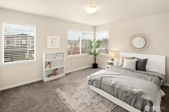 3 more bedrooms upstairs