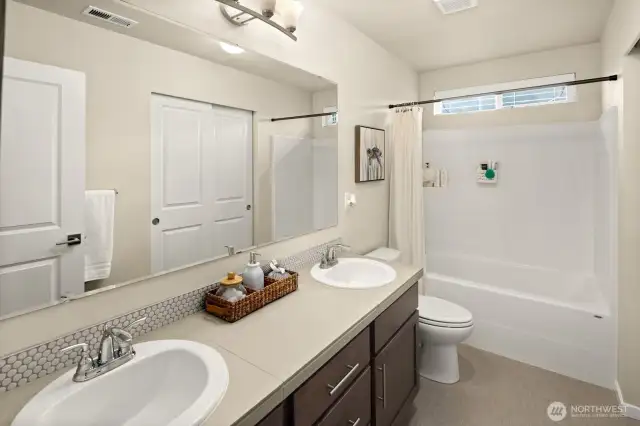 Upstairs bathroom