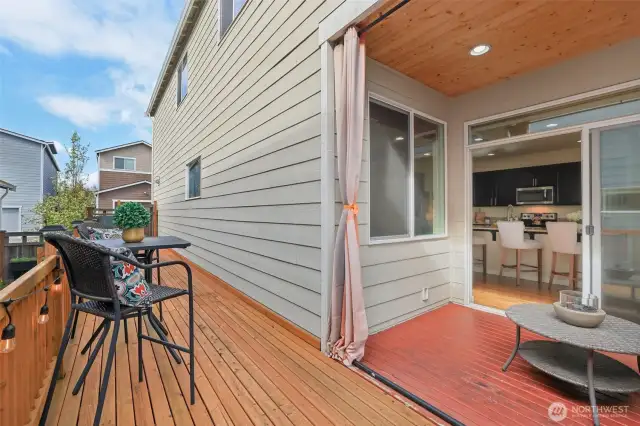 Gated Deck Area off of Covered Deck
