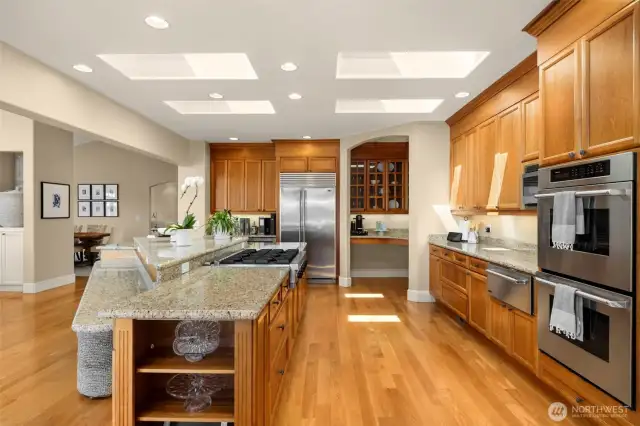 Spacious kitchen