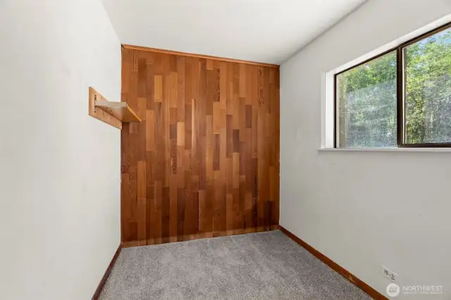 Office with brand new carpet.
