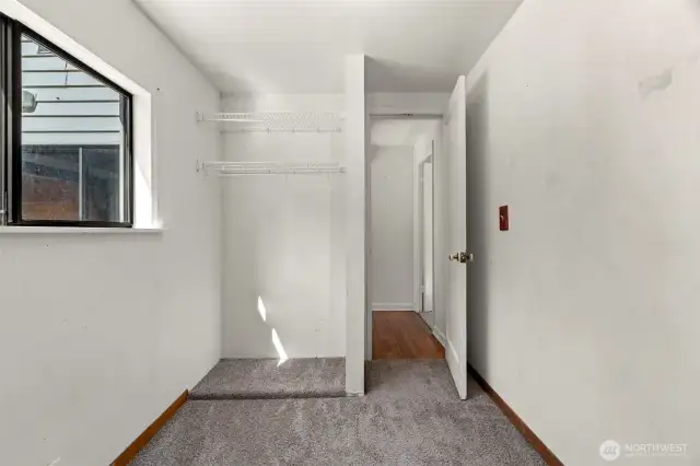 Office with brand new carpet.