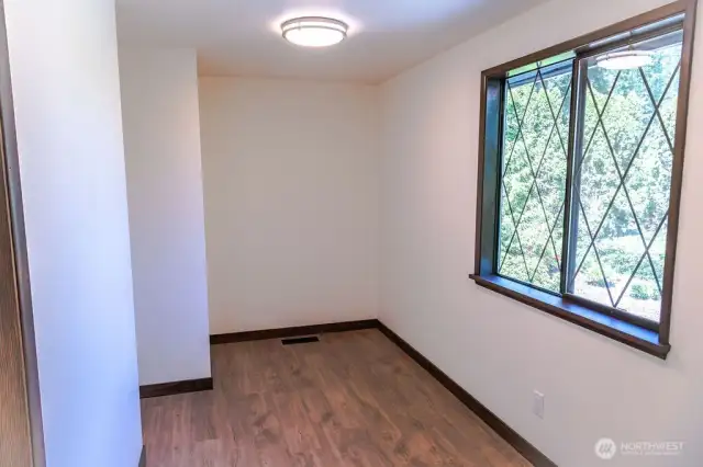 Huge walk in closet in the primary awaits your custom design.