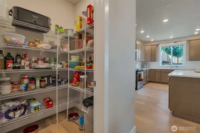 Walk in pantry