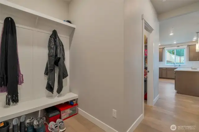 Harbour Homes signature mud room