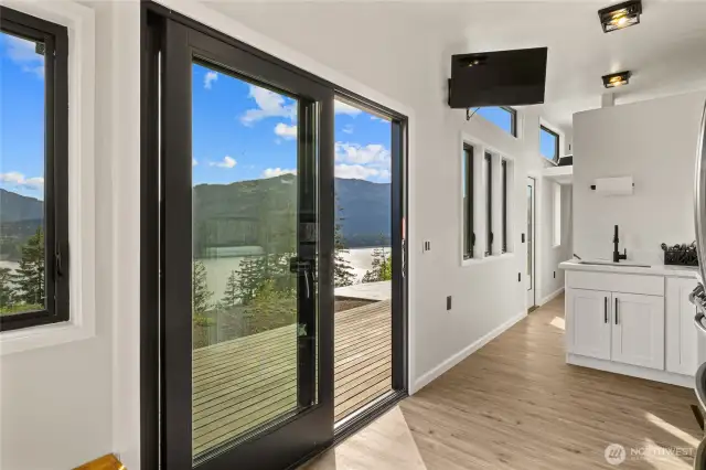 Perfect little home to enjoy the best part of the whole place - the peaceful view!