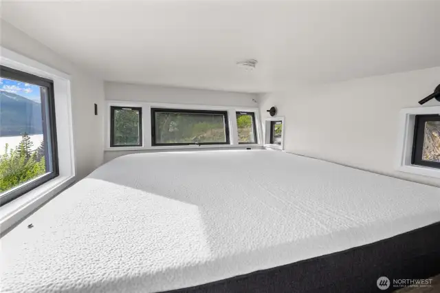 Upstairs bed area!