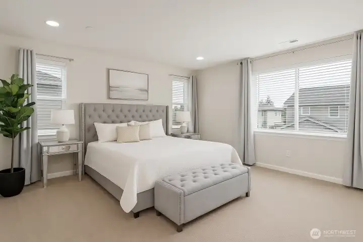 Master Bedroom (Virtually staged)