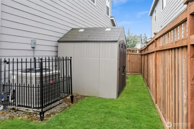 Shed for extra storage