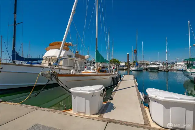 44ft slip with 2ft overhang will accommodate 46ft vessel