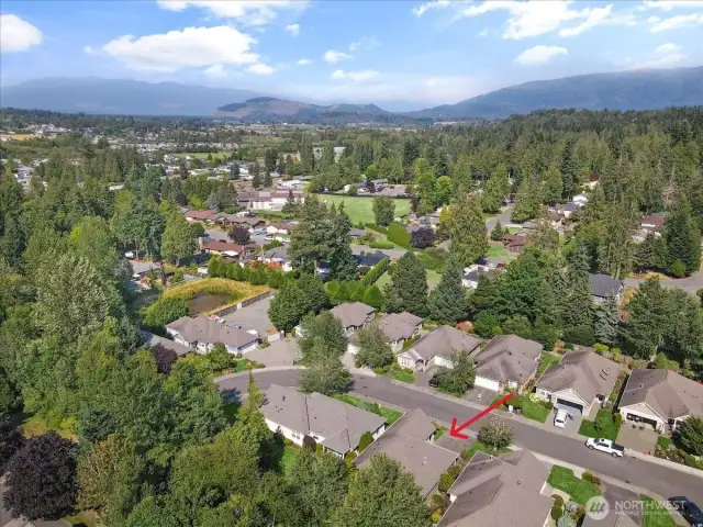 The home located in the community.