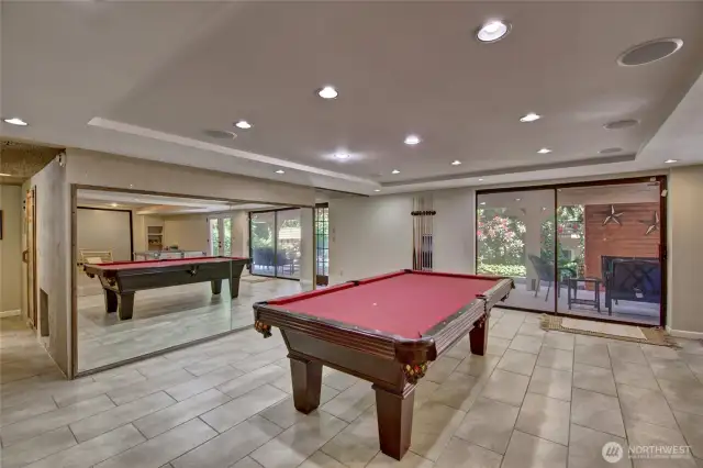 Billiards area