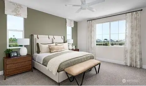 Upstairs Bed 3 Model - Not actual Home