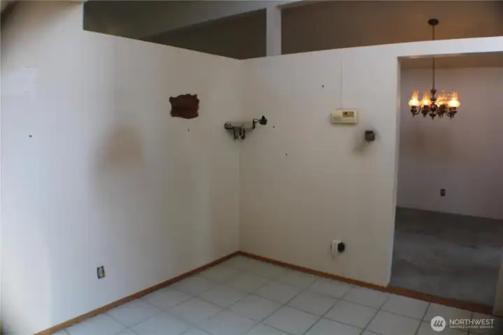 breakfast nook in kitchen