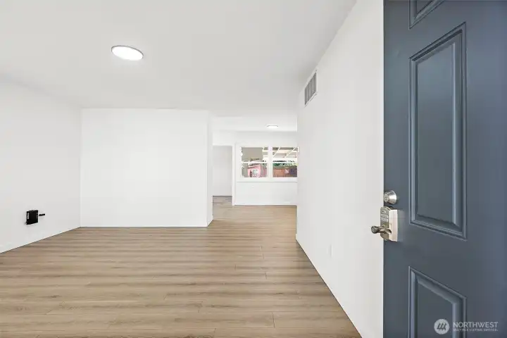 Living Room Entryway View