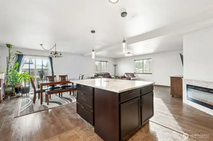 Kitchen / Dining / Living