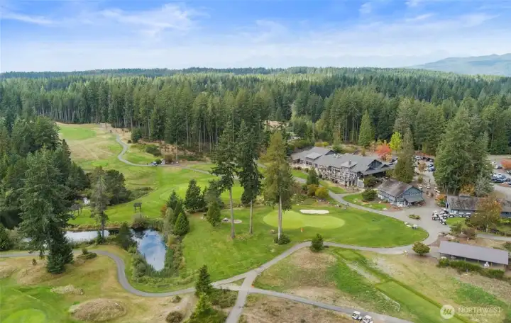 McCormick Woods unfolds like a quiet sanctuary carved into the Northwest forest — rolling fairways, reflective ponds, and towering evergreens framing every round. This 18-hole, par-72 championship-caliber course stretches beyond 7,000 yards from the back tees, with a course rating in the mid-70s and a slope in the mid-130s — offering both challenge and beauty in equal measure.  Winding cart paths, sculpted greens, and preserved woodland create a rhythm of play that feels immersive rather than rushed. The clubhouse and restaurant overlook the course, offering gathering space, elevated dining, and a natural place to connect after a day outdoors.  Here, recreation feels rooted, refined, and deeply connected to the landscape that defines the Pacific Northwest.