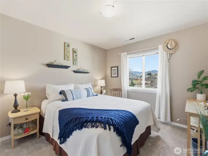 Spacious bedrooms with great natural light and storage options