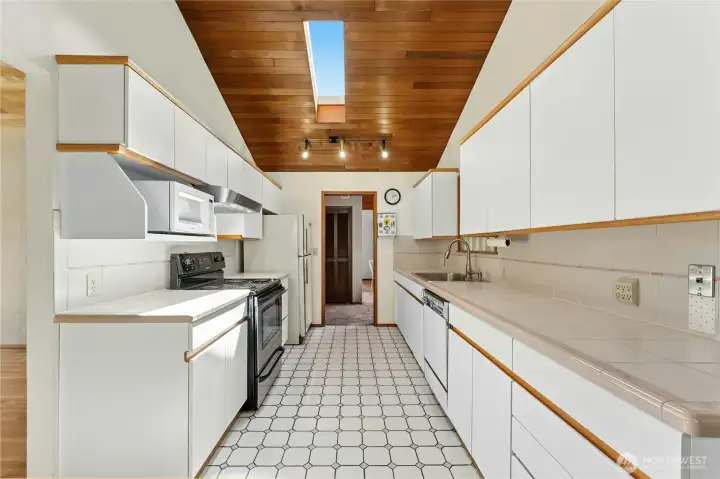 Kitchen features ample counter space