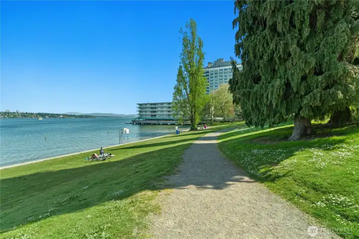 Several parks are within walking distance of the home.
