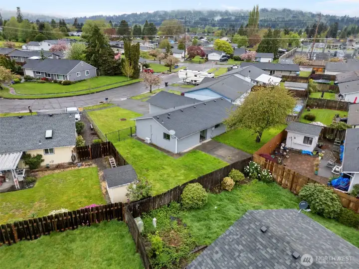 Aerial View Back View