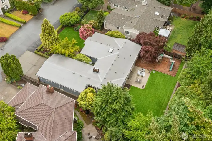 Stunning Mercer Island rambler set on an expansive, level park-like lot.