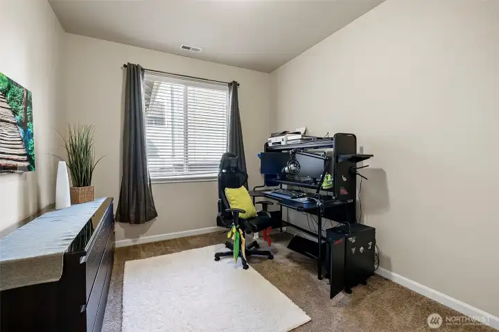 Downstairs–bedroom #5. Easily can be used for office space.