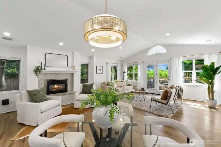 Another view of this great room - there are so many options for how to use this space!